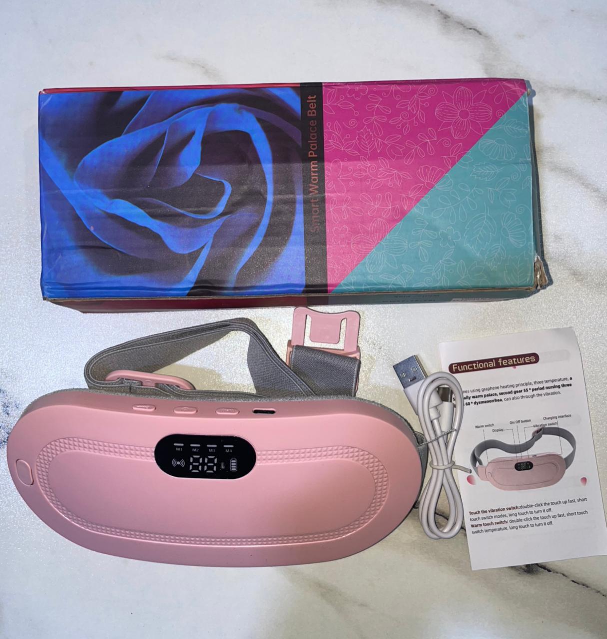 Portable Smart Heating Pad & Multifunctional Massager – Period Pain Relief Belt