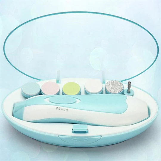 Baby Nail Trimmer Set – Safe Infant Nail Filer & Safe Clipper Alternative with Storage Case