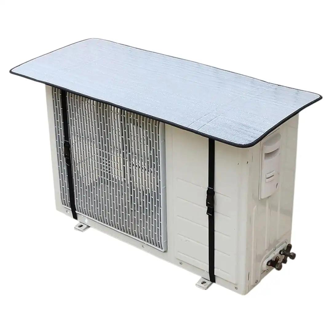 AC Outdoor Unit Sunshade Cover – Silver Foil Heat Shield & Dust Protector