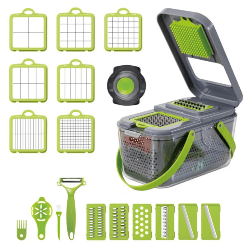 22-in-1 Premium Multi-Function Vegetable Cutter & Kitchen Slicer Tool
