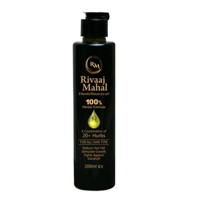 Rivaaj Mahal Herbal Hair Oil 100% | 20+ Herbs for Strong & Healthy Hair
