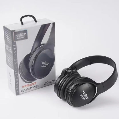 Lelisu LS-210 Wireless Headphones | Deep Bass, Noise-Canceling & Long Battery Life