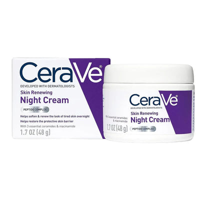 CeraVe 4-in-1 Skincare Kit | Cleanser, Serum, Sunblock & Night Cream | Dermatologist-Approved Routine
