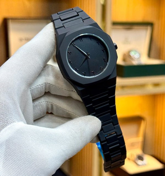 Full Black Aura Quartz Watch