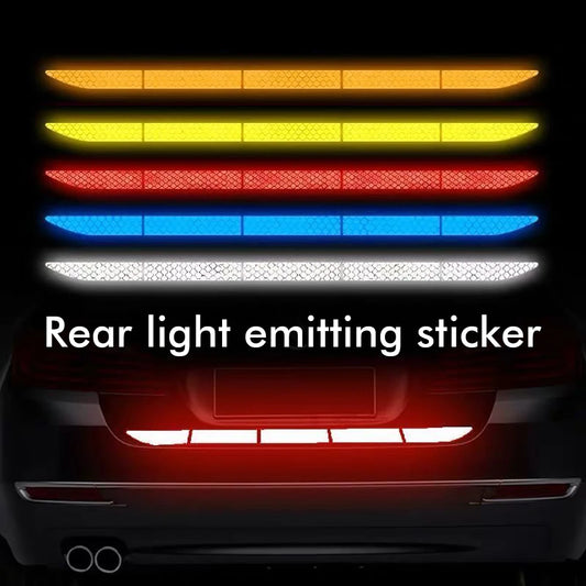 (20pcs) Wheel center reflective stickers Stripe | wheel hub sticker for Car, bicycle, motorcycle | car warning sticker (Random colors)
